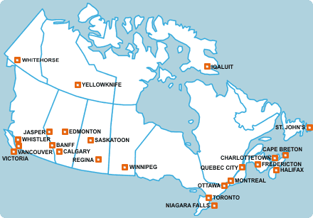 Traveling And Major Cities Canada